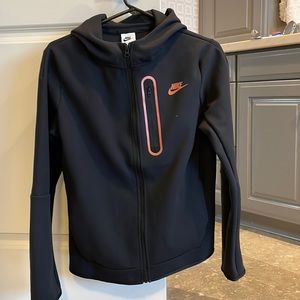 Nike Tech hooded zip up lined fleece. Great condition.